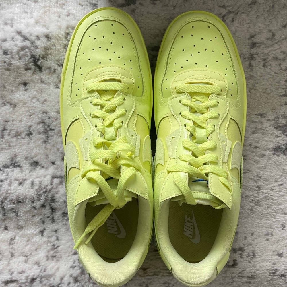 Nike Air Force 1 Fontanka ‘Yellow Strike’ size 12 W 10.5 M - Picture 4 of 9
